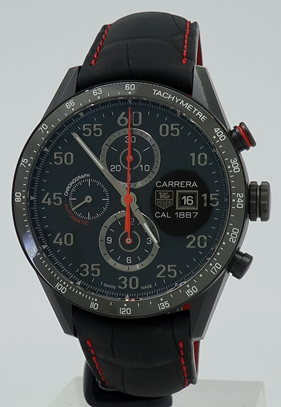 Tag Heuer ref CAR2A80 PVD Titanium Auto 43mm Black Dial cal.1887